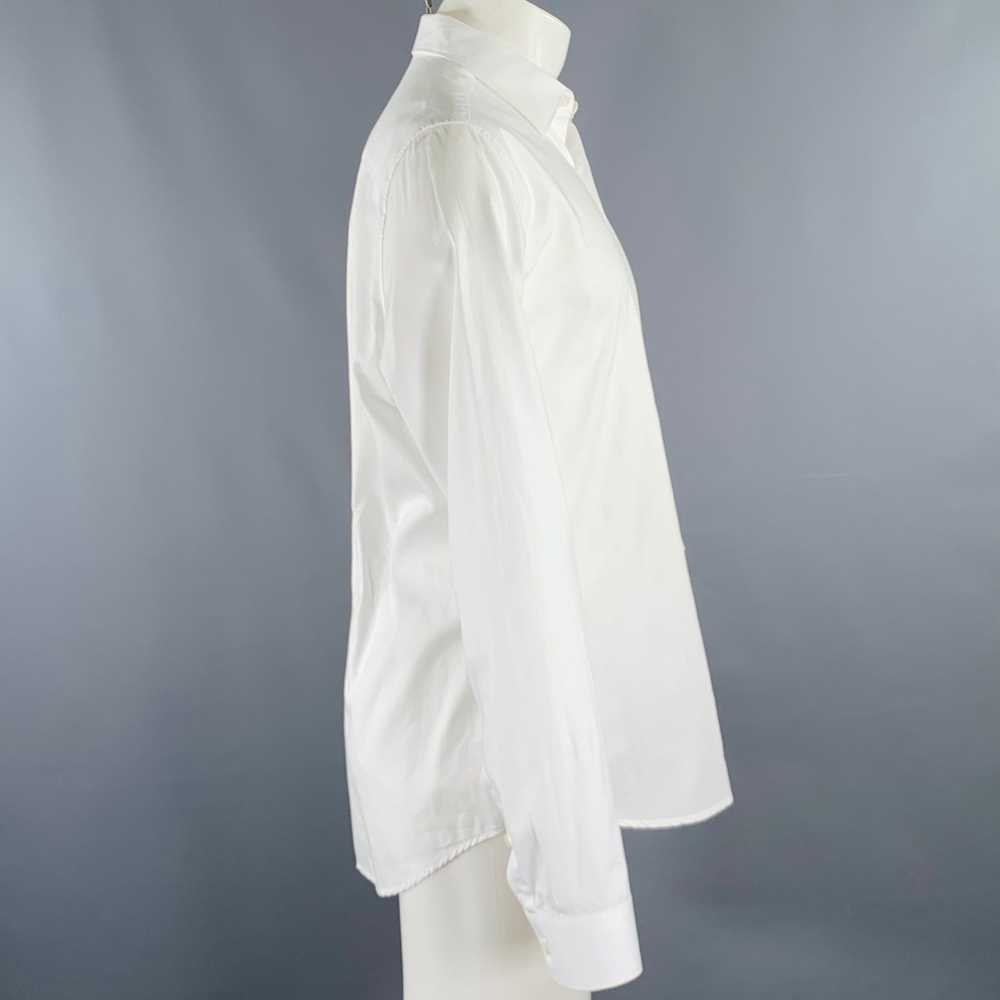 Versace VERSACE COLLECTION White Cotton Button Up… - image 3