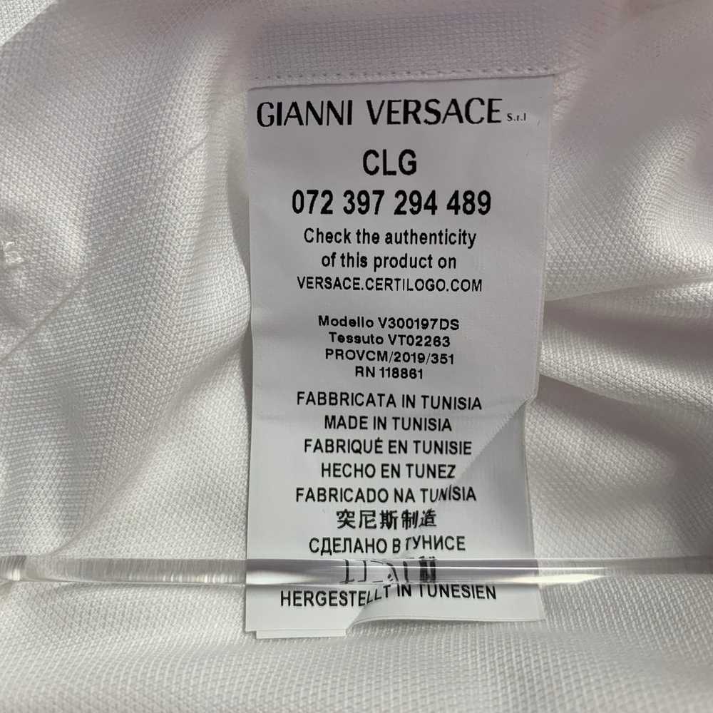 Versace VERSACE COLLECTION White Cotton Button Up… - image 6