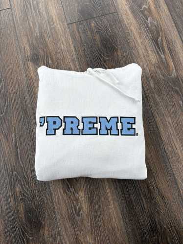 Supreme Supreme Preme Hoodie FW22 White - image 1