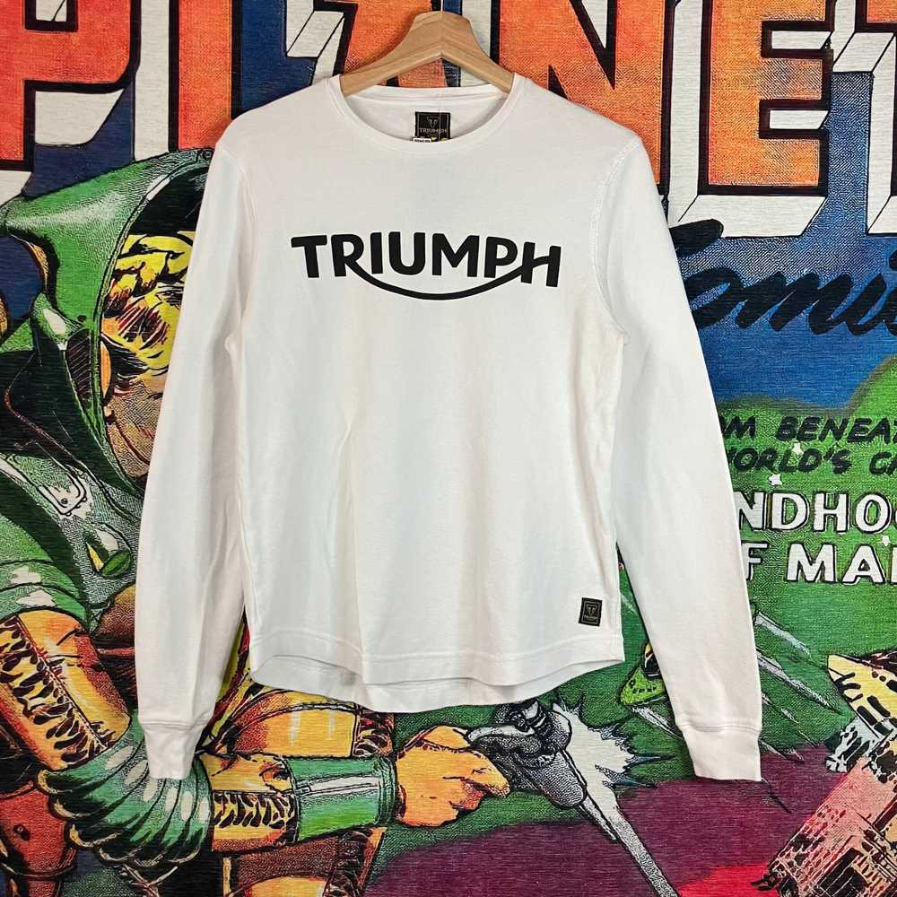 Vintage Triumph thermal L/S Tee - image 1