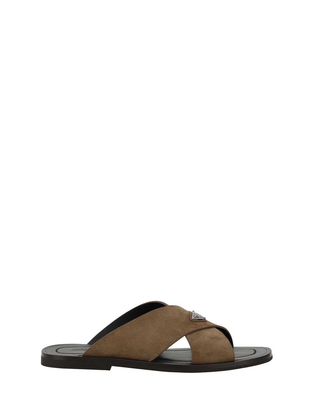 Prada Criss Cross Slides Sandals - image 1