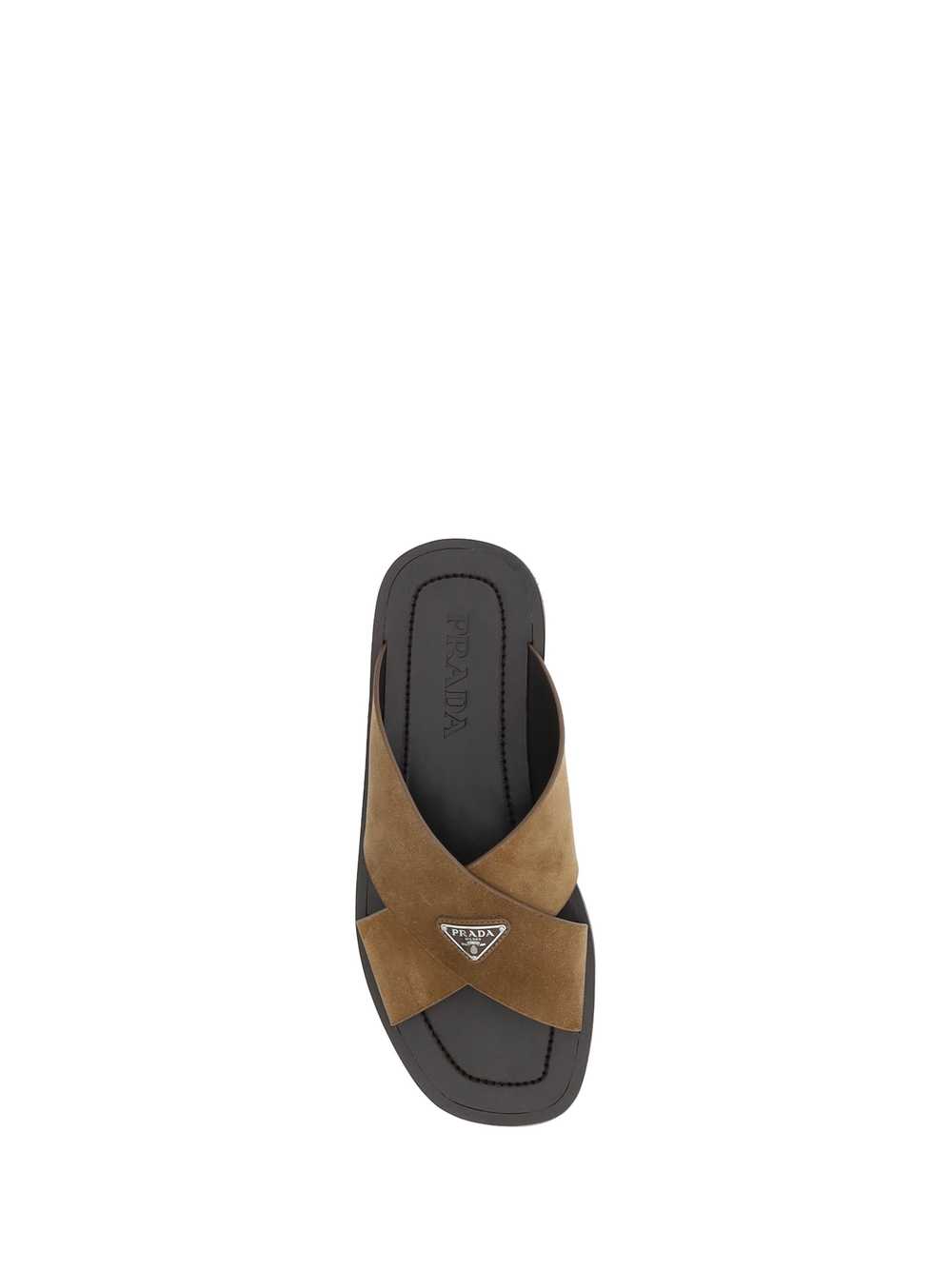 Prada Criss Cross Slides Sandals - image 4