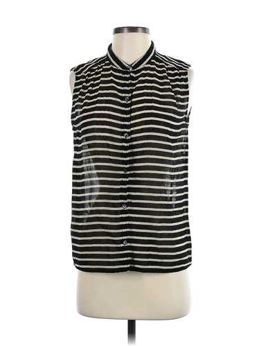 J.Crew Women Black Sleeveless Button-Down Shirt 2