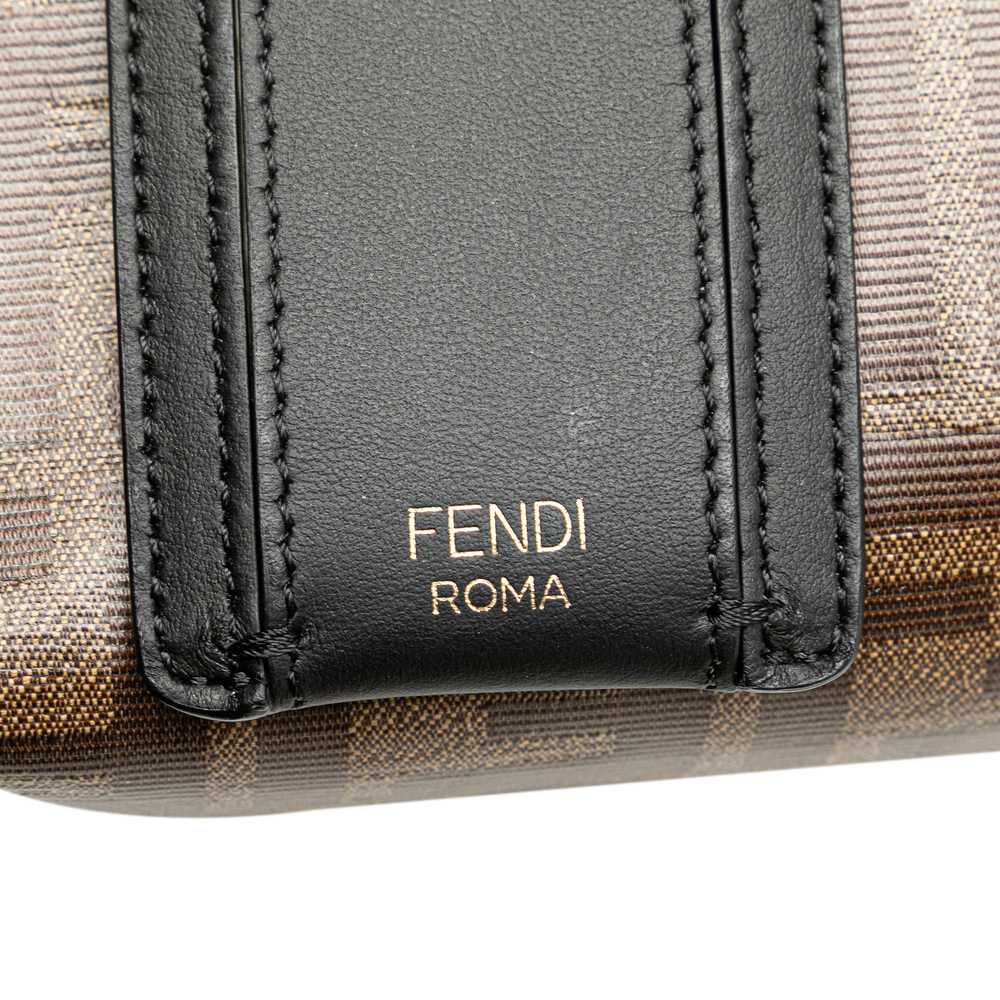 Brown Fendi Small Zucca Coated Canvas Peekaboo De… - image 7