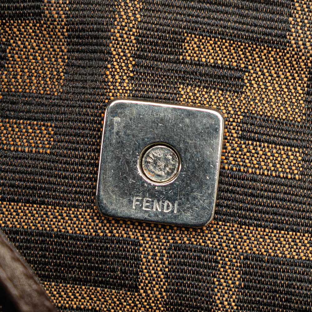 Brown Fendi Zucca Canvas Shoulder Bag - image 7