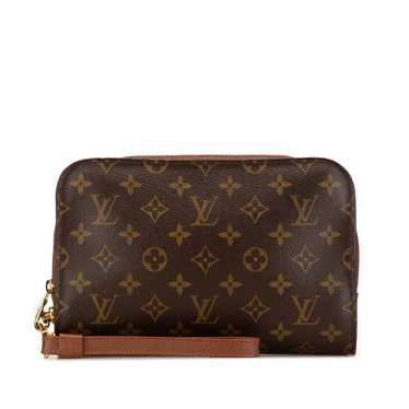 Brown Louis Vuitton Monogram Orsay Clutch Bag - image 1