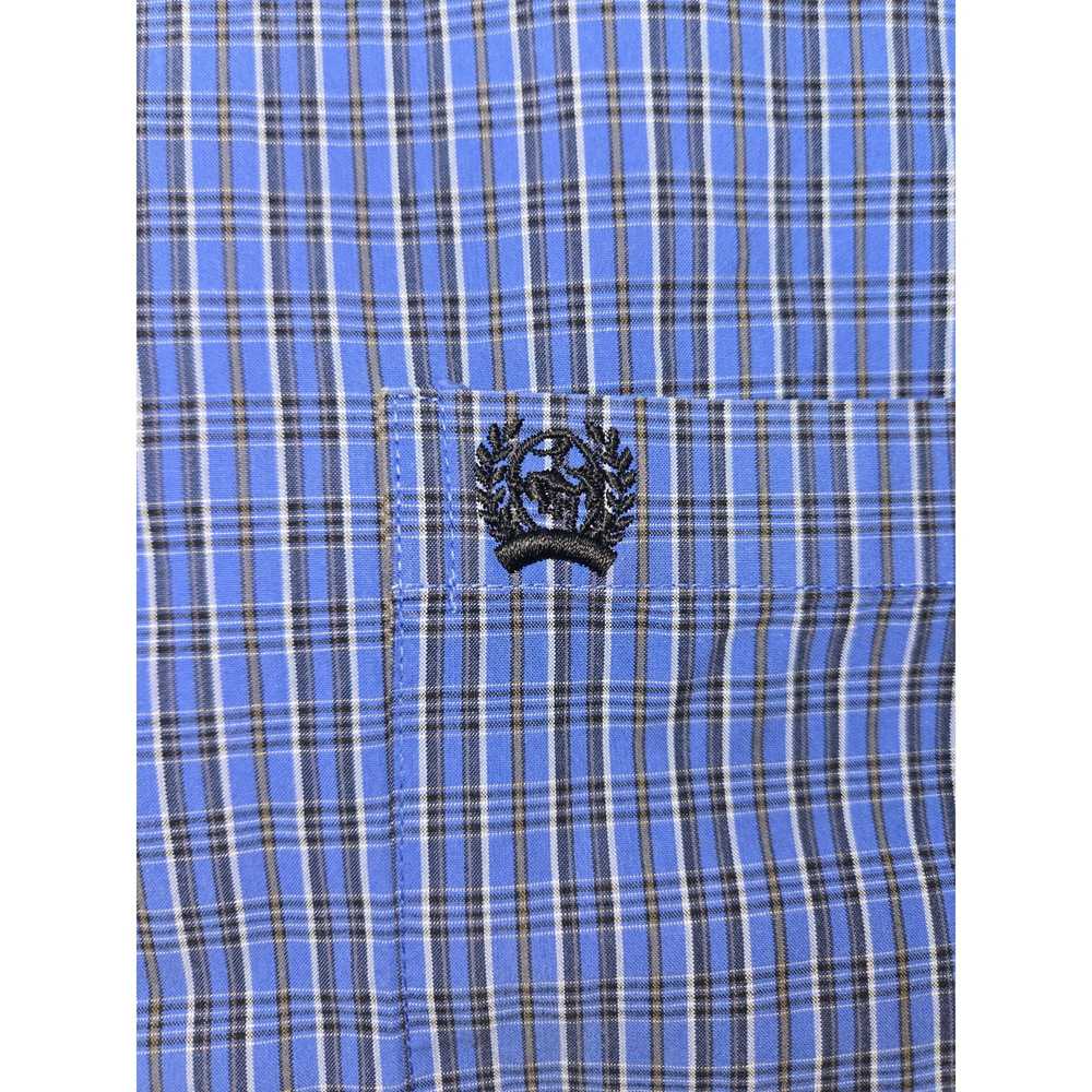 Cinch Cinch Mens XL Blue Plaid Long-Sleeve Button… - image 6