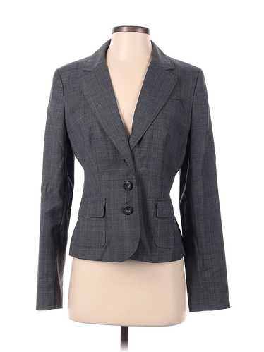 Ann Taylor LOFT Women Gray Wool Blazer 4