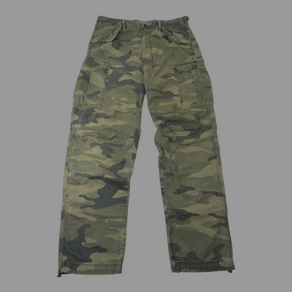 Gap × Vintage Vintage 90s gap camo cargo pants - image 1