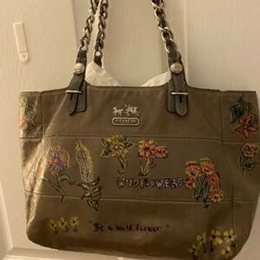 バッグ Vintage Coach Olive Green Fulton Bag COACH OLIVE GREEN VINTAGE PURSE | eBay