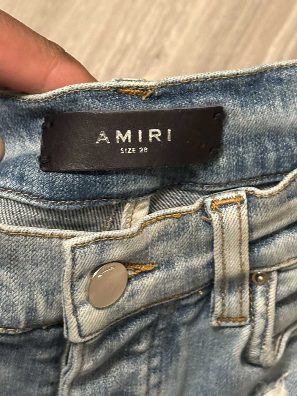 Amiri Amiri rainbow thrasher jeans - image 2