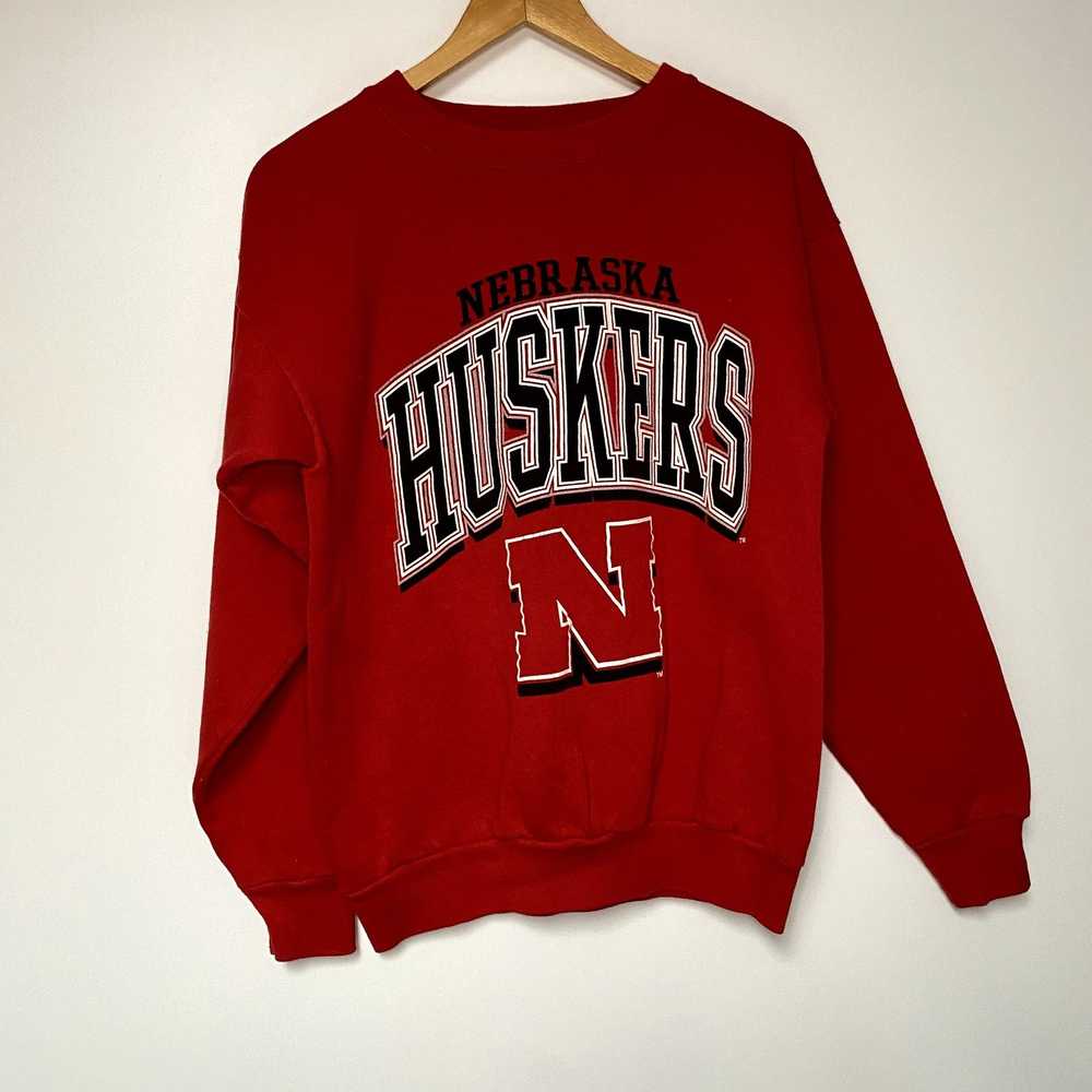 Vintage Vintage Nebraska Sweatshirrt 90s Huskers … - image 1