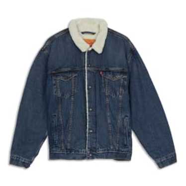 Levi's Corduroy Sherpa Trucker Jacket - Blue