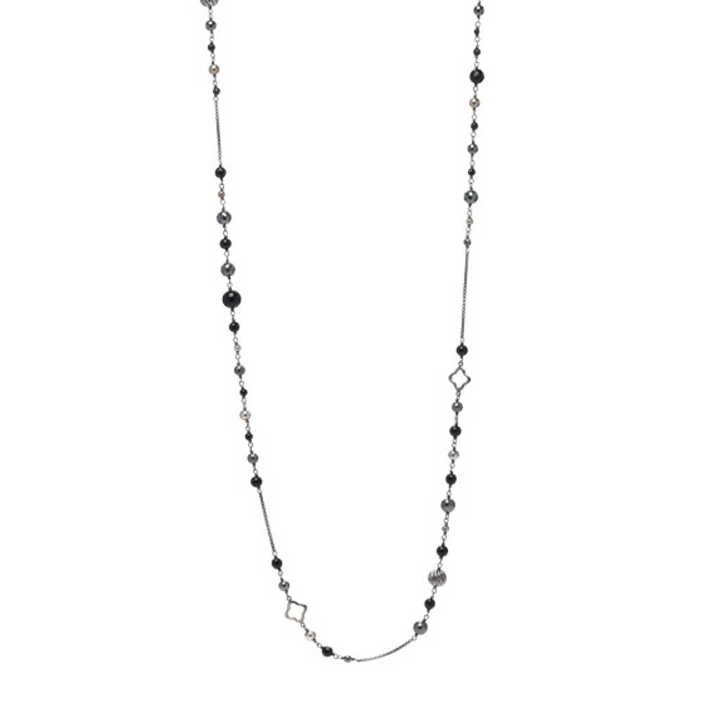 DAVID YURMAN Darkened Sterling Silver Black Onyx … - image 1