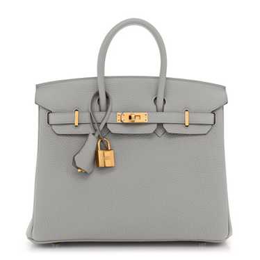 HERMES Togo Birkin 25 Gris Perle