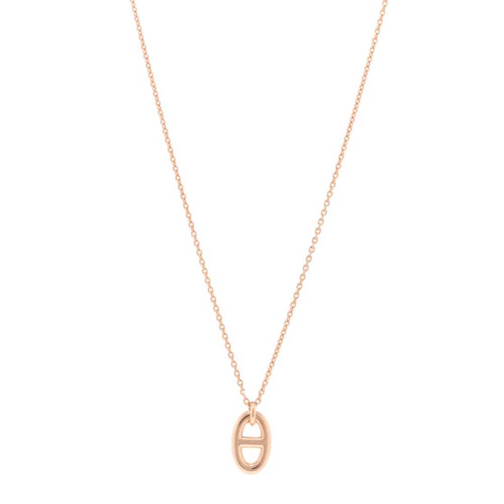 HERMES 18K Rose Gold PM Farandole Pendant Necklace - image 1