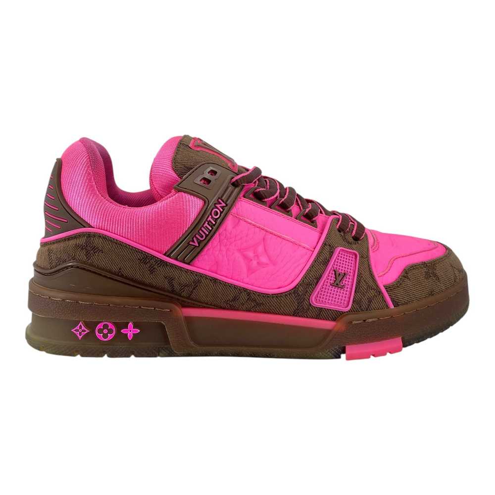 Louis Vuitton LV Trainer Low Brown Pink - image 1