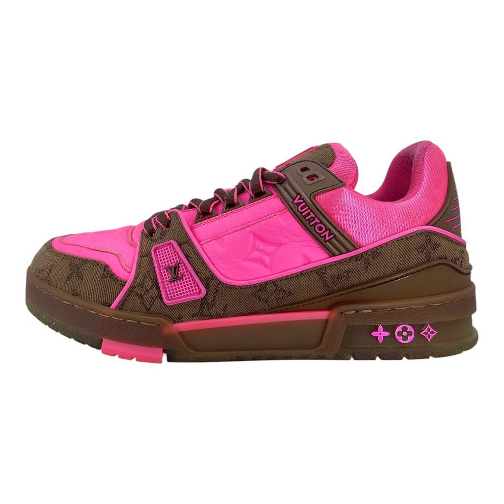 Louis Vuitton LV Trainer Low Brown Pink - image 2