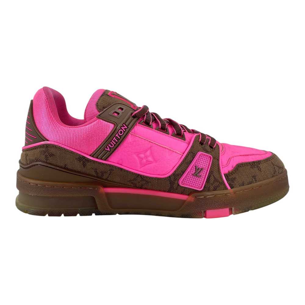 Louis Vuitton LV Trainer Low Brown Pink - image 4