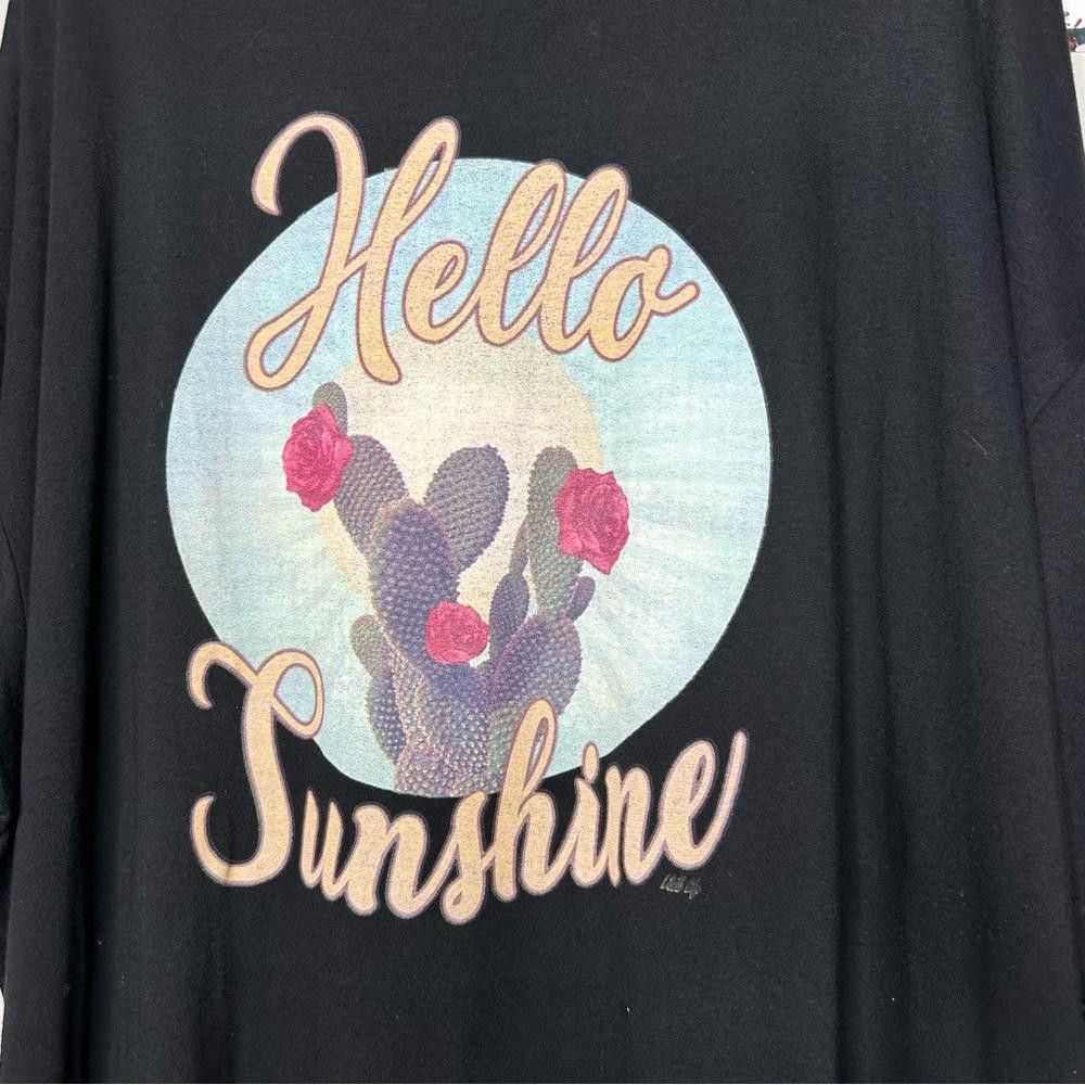 Designer Hello Sunshine 3X L&B cactus tee shirt b… - image 2