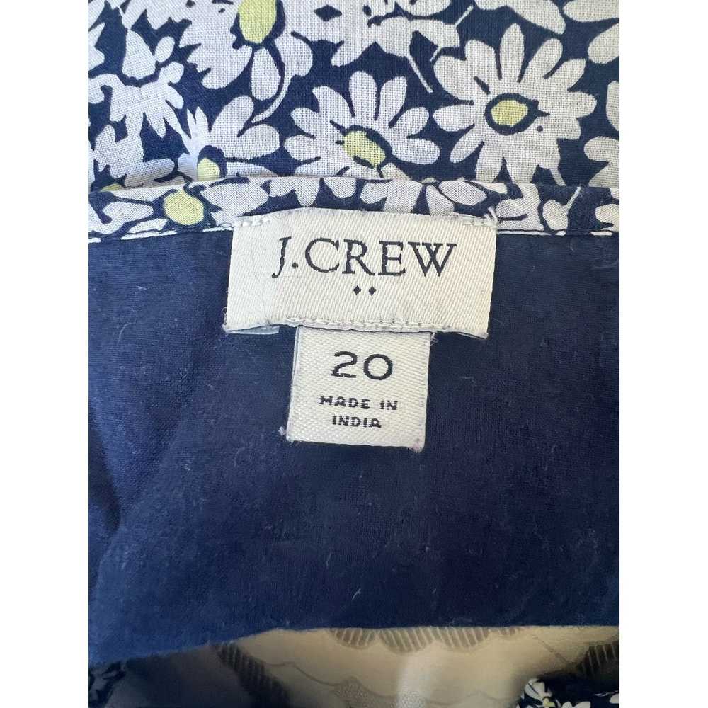 J.Crew J.Crew Short Sleeve Floral Print Ruffle Dr… - image 7