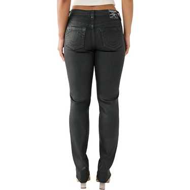 True Religion Billie Coated Mid Rise Straight Leg 