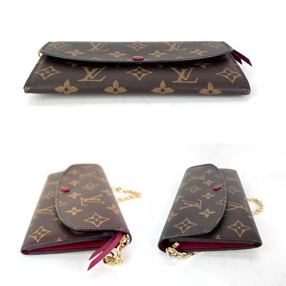 Louis Vuitton Emilie Monogram Fuchsia Wallet Clut… - image 5