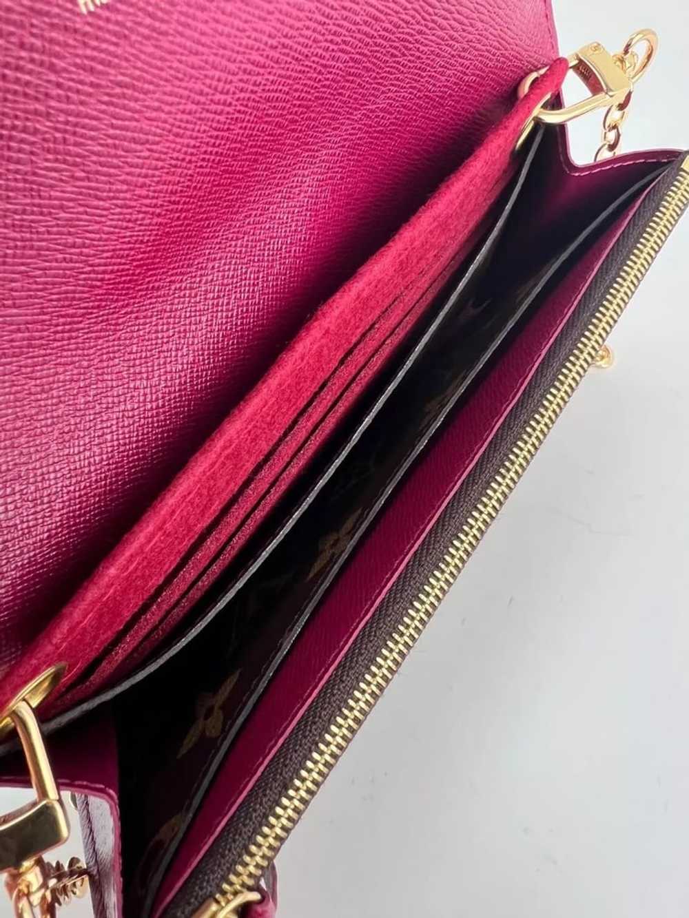 Louis Vuitton Emilie Monogram Fuchsia Wallet Clut… - image 9