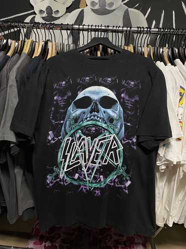 Band Tees × Vintage 90’s Vintage Slayer Euro Band… - image 1