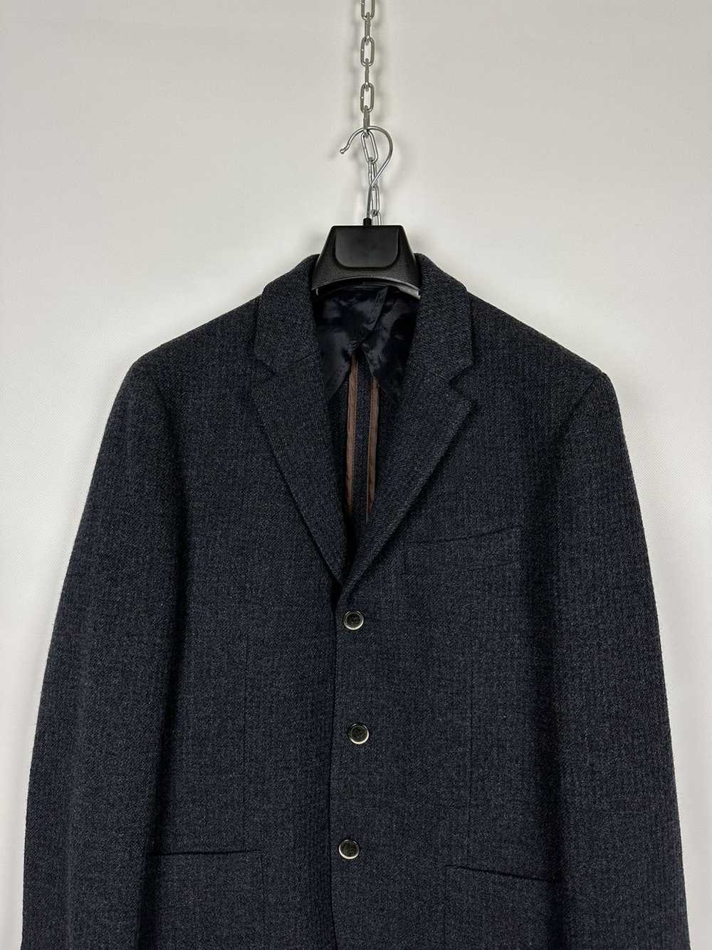 Hackett Hackett London Navy Boucle Wool Blazer - image 5