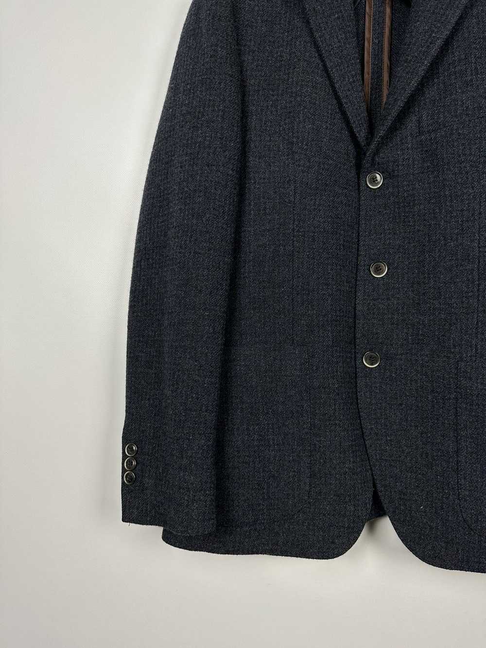 Hackett Hackett London Navy Boucle Wool Blazer - image 6