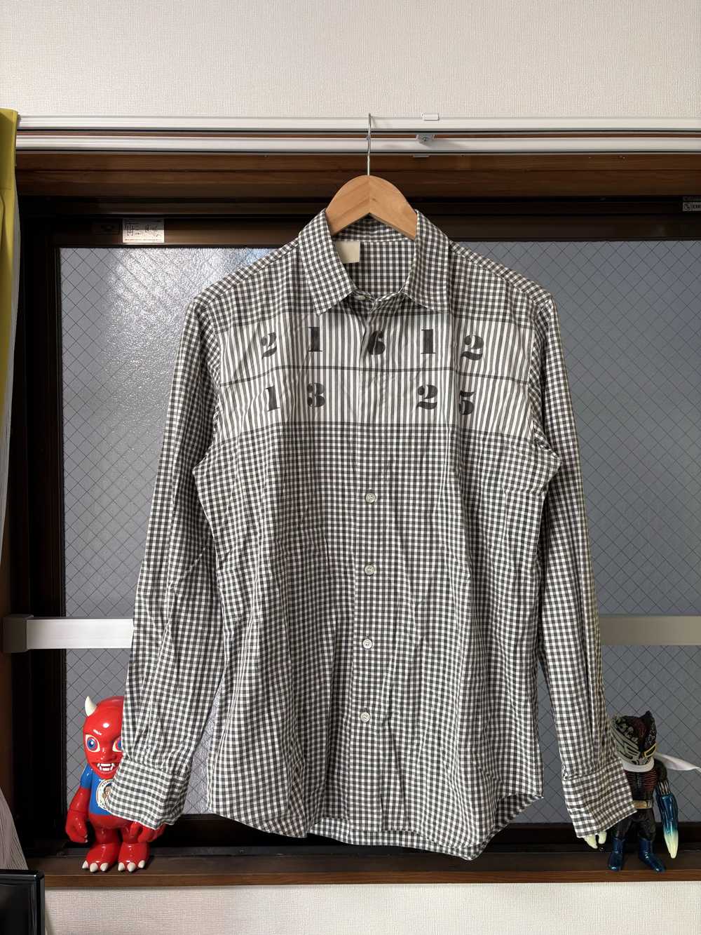 N. Hoolywood GINGHAM 'CONVICT' SHIRT - image 3