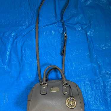 MK Gray Shoulder Bag Handbag