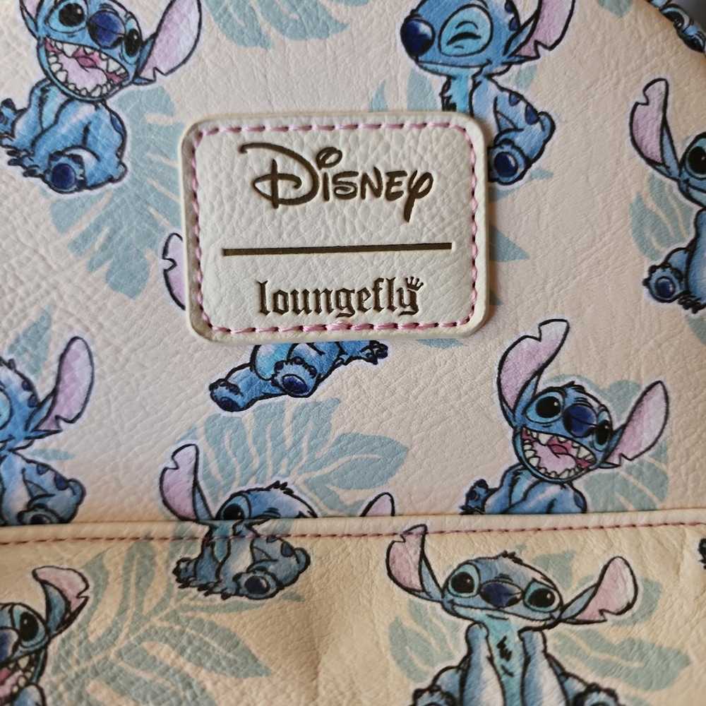 Disney Lougefly Stitch tropical leaf backpack wit… - image 11