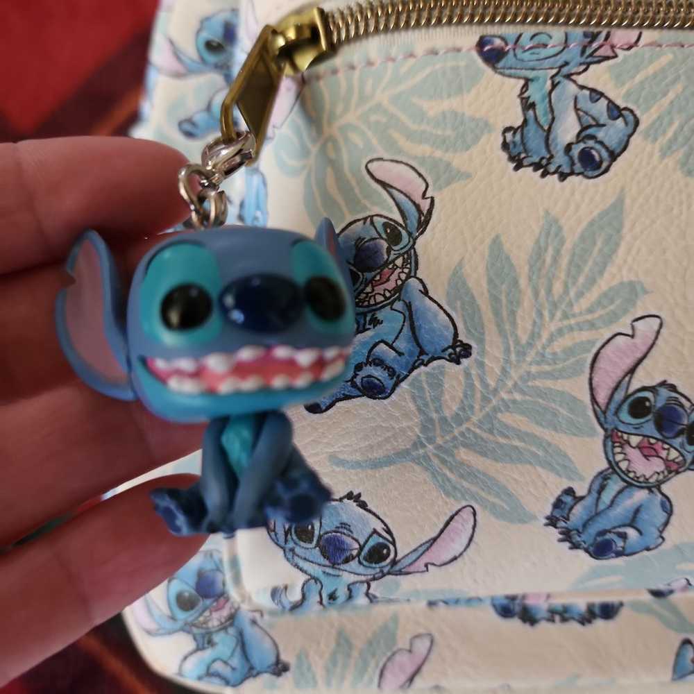 Disney Lougefly Stitch tropical leaf backpack wit… - image 3