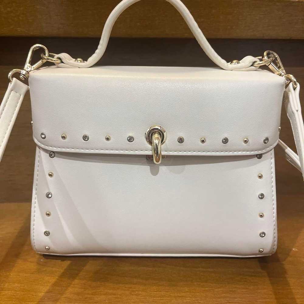 DIANA Studded Bijou Shoulder Bag Ivory - image 2