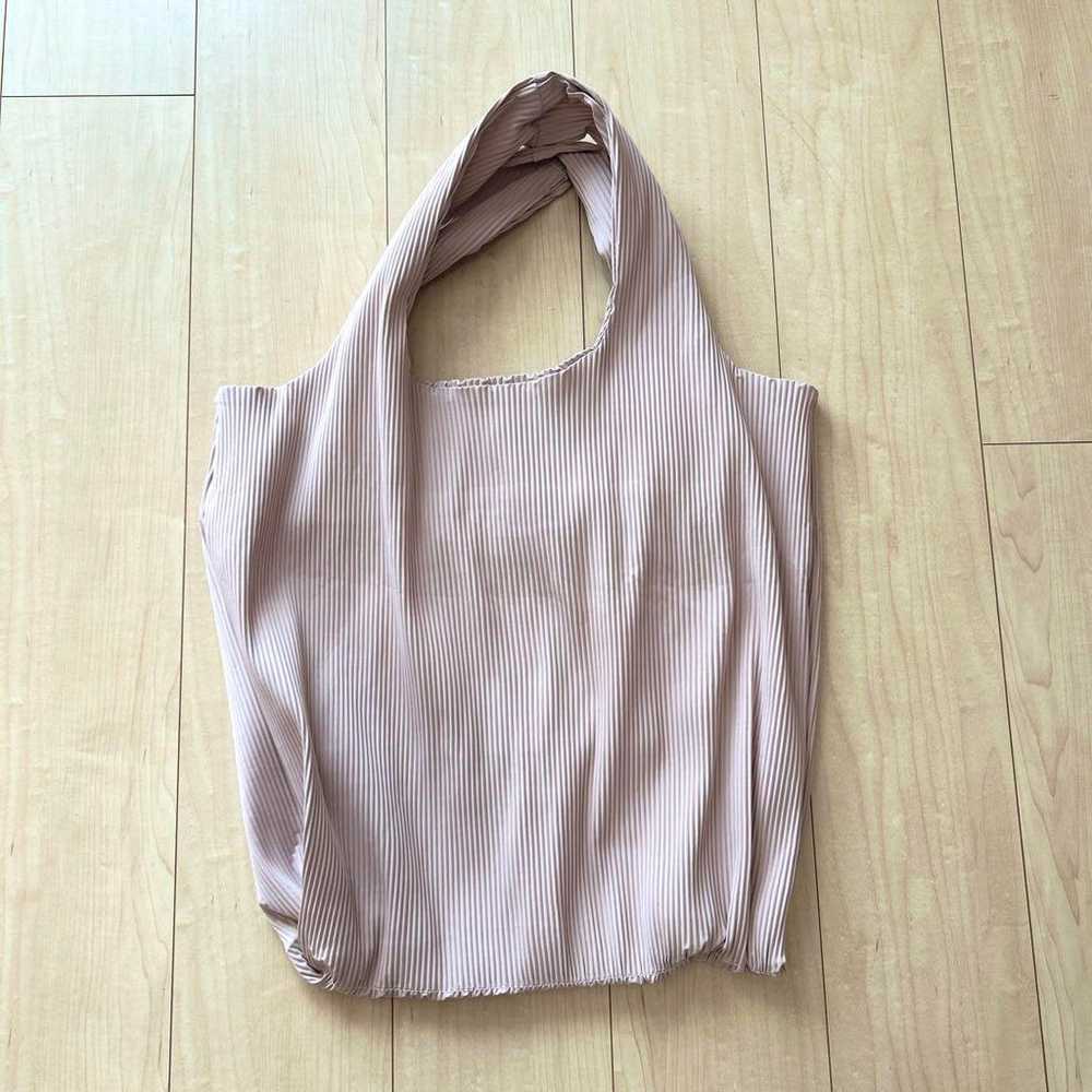 COS Pleated Tote Bag Pink - image 1