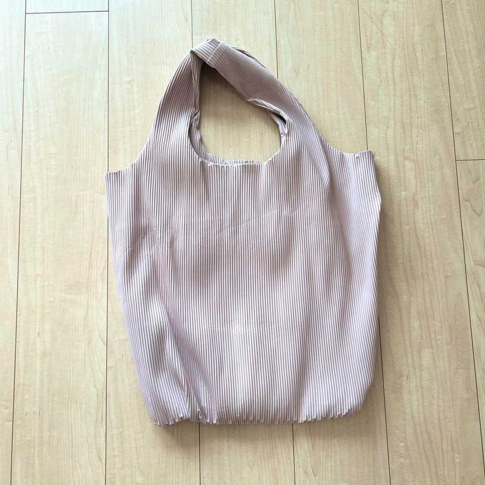 COS Pleated Tote Bag Pink - image 2