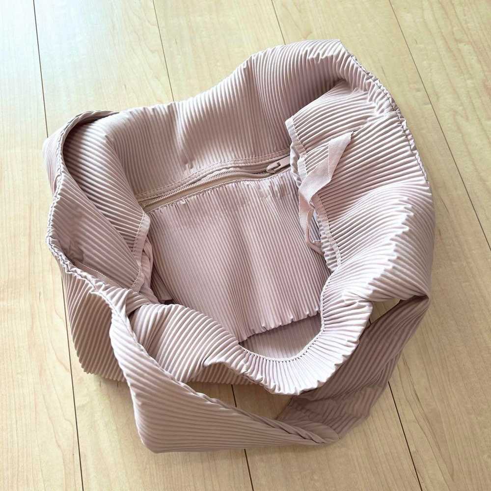 COS Pleated Tote Bag Pink - image 3