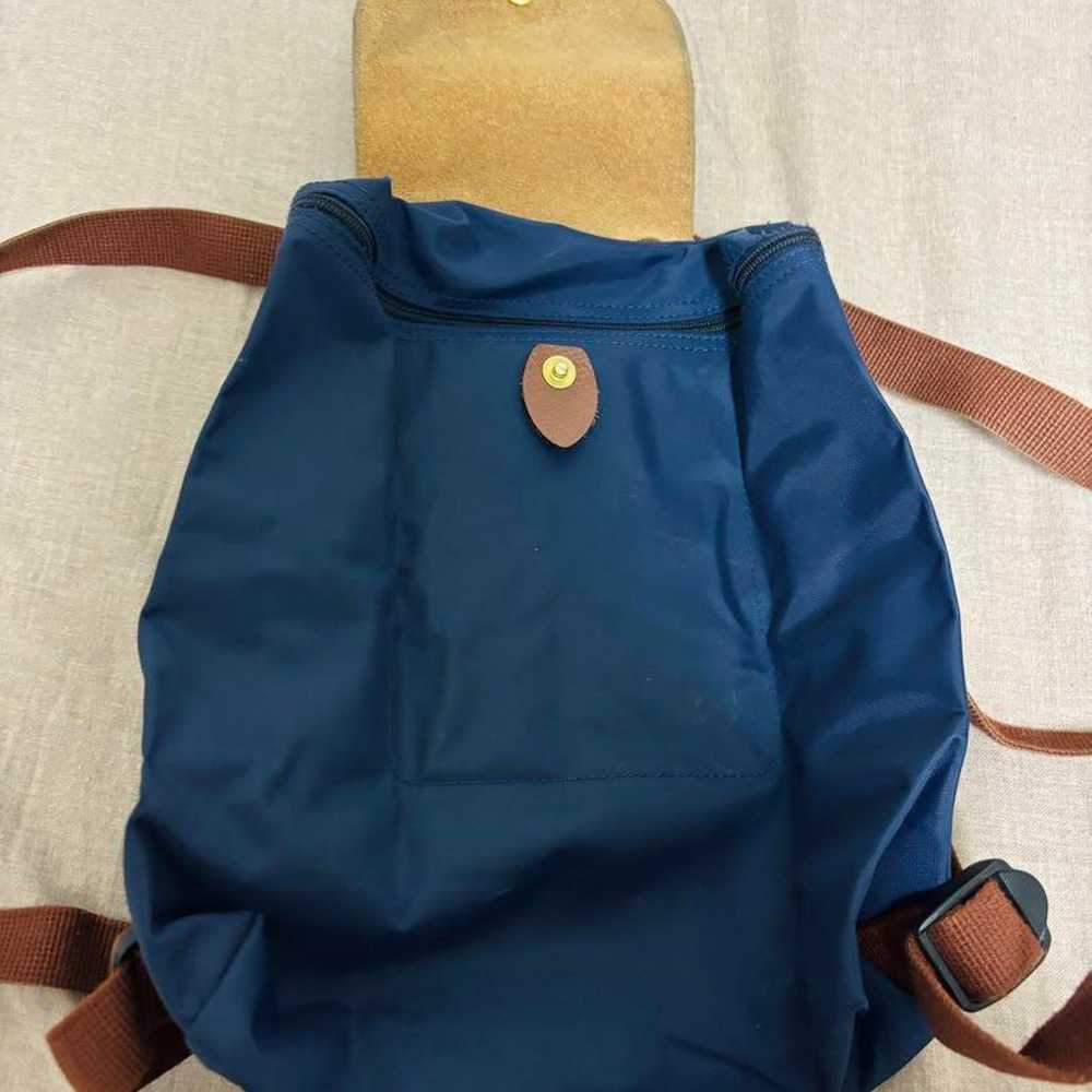 Navy nylon backpack LONGCHAMP - image 2