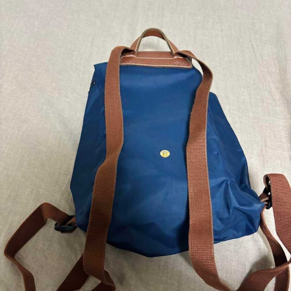 Navy nylon backpack LONGCHAMP - image 5