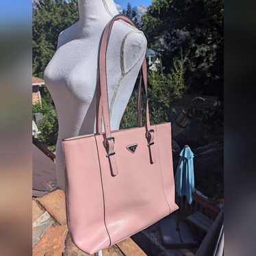 Brand New Pink Bostanten Leather Tote