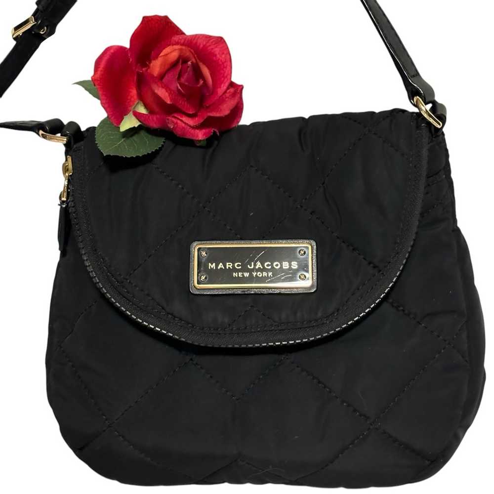 Marc Jacobs New York black quilted Crossbody bag … - image 1