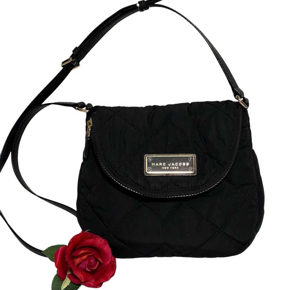 Marc Jacobs New York black quilted Crossbody bag … - image 2