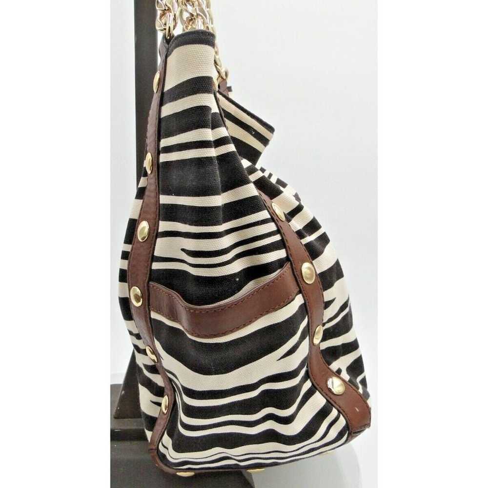 Michael Kors Zebra Print Canvas Leather Trim Tote… - image 3