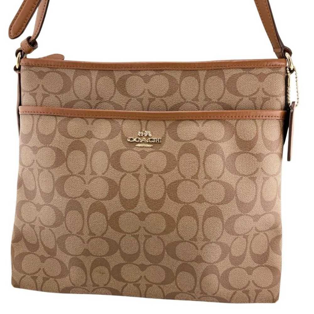 COACH Crossbody Brown Shoulder Signature - image 4