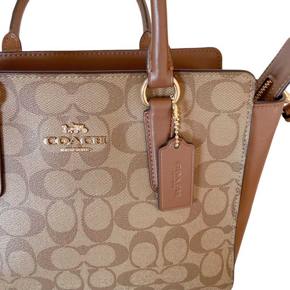 [COACH] Coach Tote Bag Shoulder Bag Signature Exc… - image 12