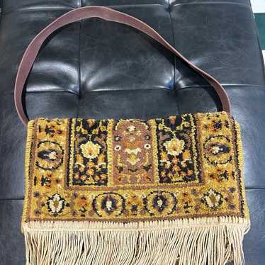 Handmade Oriental Rug Tote Bag Purse