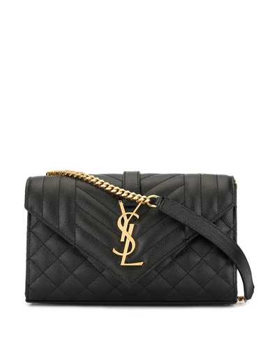 Saint Laurent Paris ENVELOPE SMALL LEATHER CROSSBO