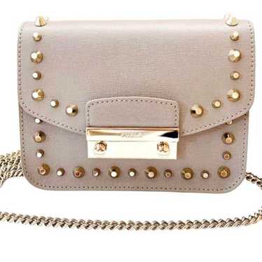 FURLA Metropolis Chain Shoulder Bag Gray☆